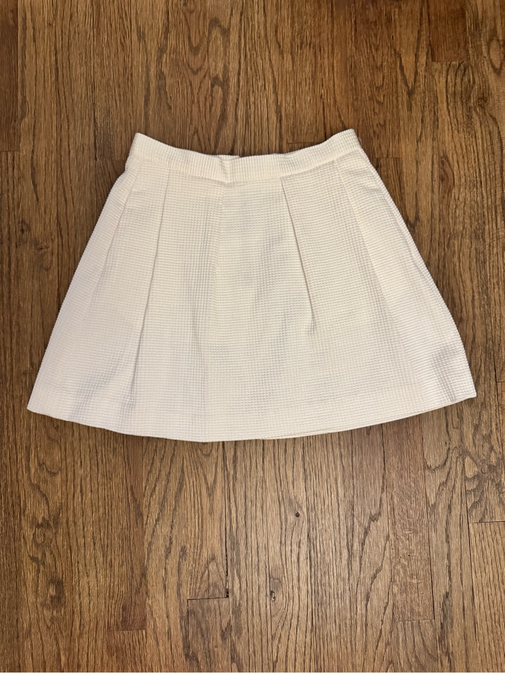 French Connection Women's Cream Textured Mini Skirt